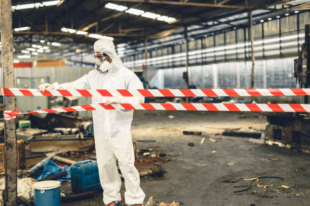Professional Infectious Disease Decontamination technician working in East Canton, OH
